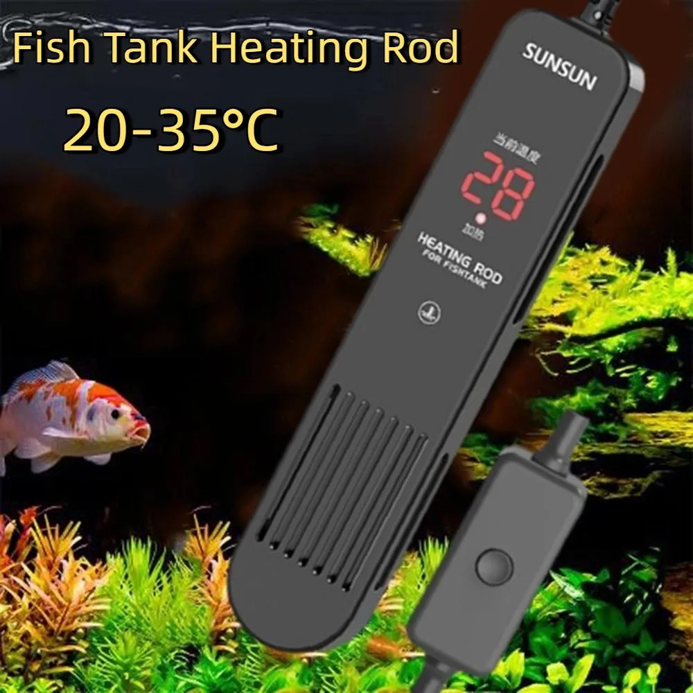 Marine Aquarium Heater - LCD-scherm 20-35 ° C Digitale aquariumverwarmingsstaaf