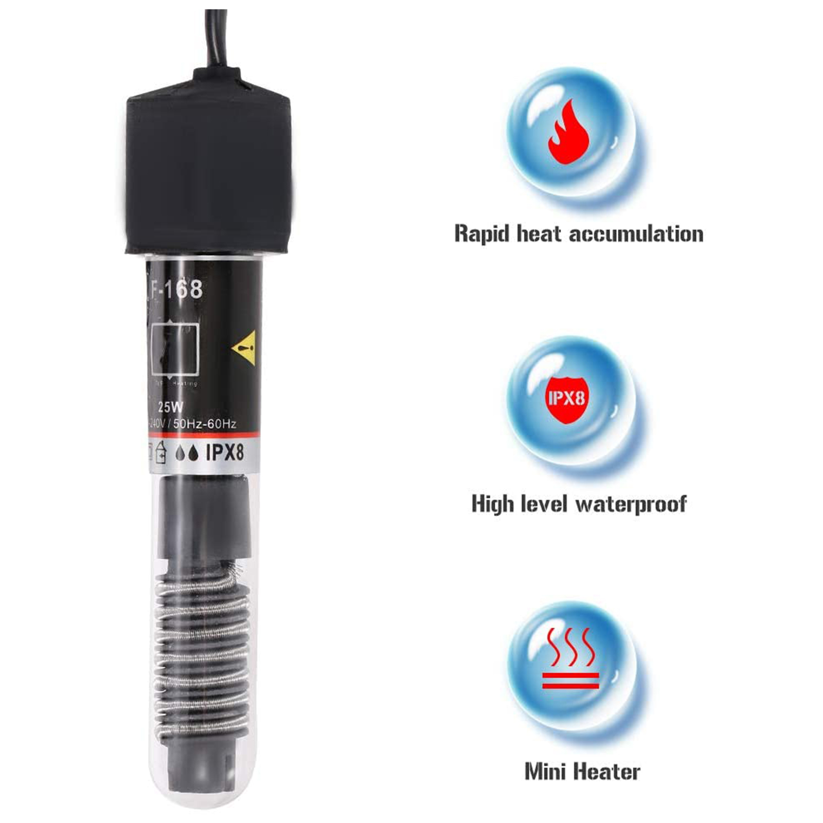 Mini Aquarium Heater Dompelpom - Marine Aquarium Heater recensie en prijs