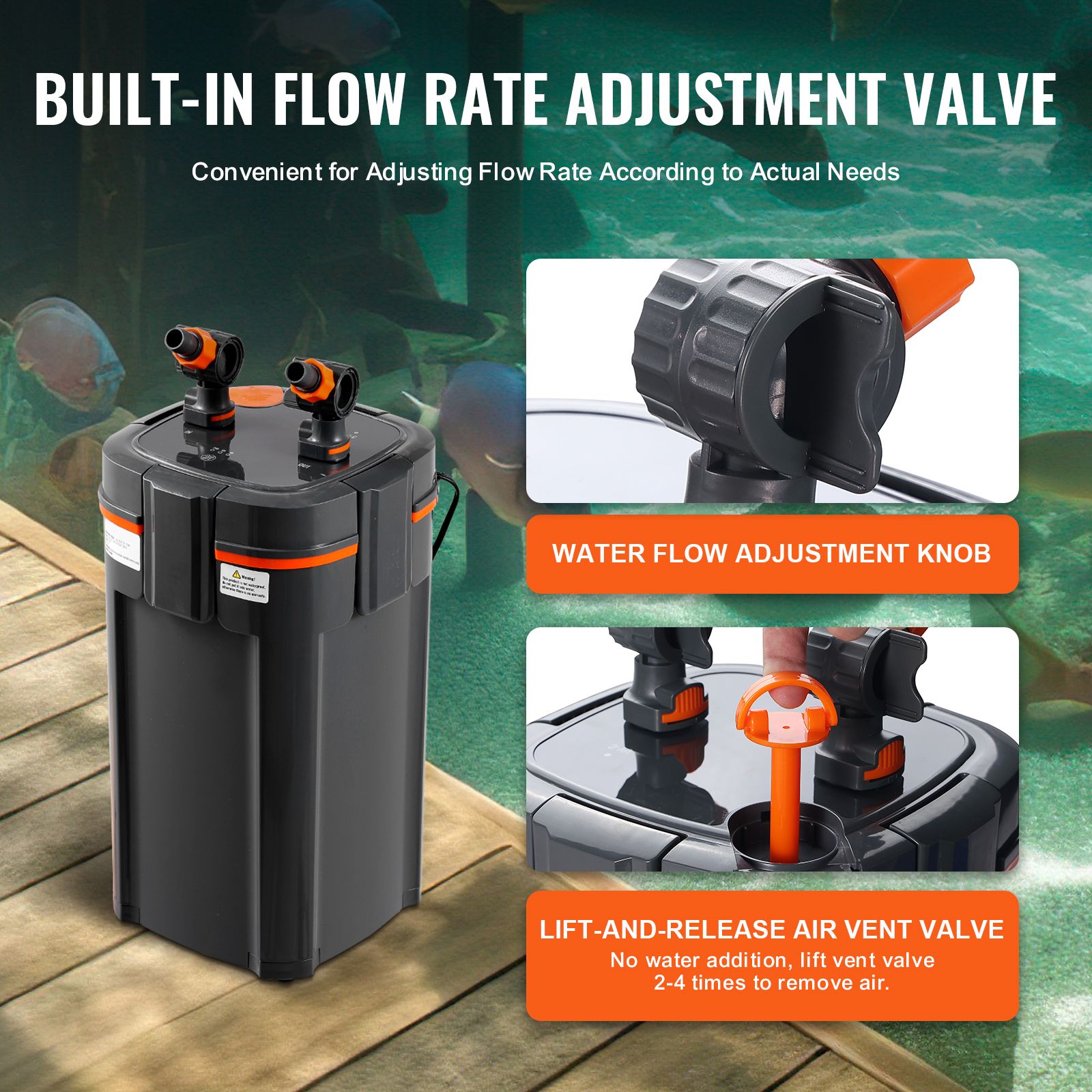 Aquariumfilter 528GPH, 5-traps - Marine Aquarium Uv Filter recensie en prijs